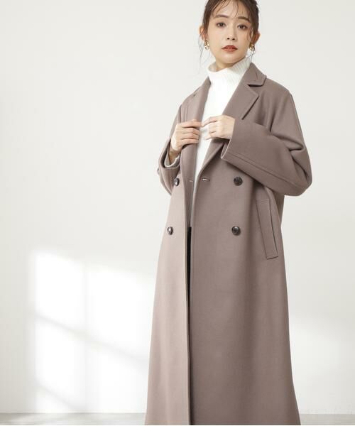 ＊＊N.Natural Beauty Basic / エヌ ナチュラルビューティーベーシック アウター | ハミルトン　ダブルチェスターロングコート《S Size Line》 | 詳細19
