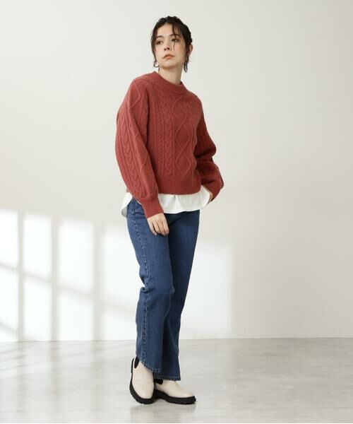 ＊＊N.Natural Beauty Basic / エヌ ナチュラルビューティーベーシック ニット・セーター | ハミルトン　プルオーバーニット | 詳細3