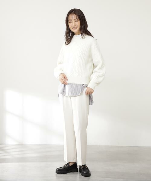 ＊＊N.Natural Beauty Basic / エヌ ナチュラルビューティーベーシック ニット・セーター | ハミルトン　プルオーバーニット | 詳細7