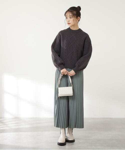 ＊＊N.Natural Beauty Basic / エヌ ナチュラルビューティーベーシック ニット・セーター | ハミルトン　プルオーバーニット | 詳細13