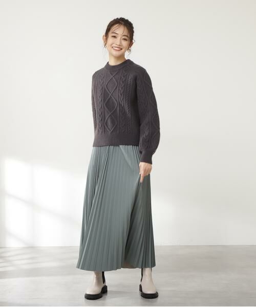 ＊＊N.Natural Beauty Basic / エヌ ナチュラルビューティーベーシック ニット・セーター | ハミルトン　プルオーバーニット | 詳細14