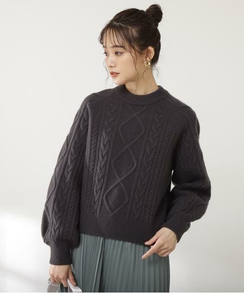 ＊＊N.Natural Beauty Basic / エヌ ナチュラルビューティーベーシック ニット・セーター | ハミルトン　プルオーバーニット | 詳細15