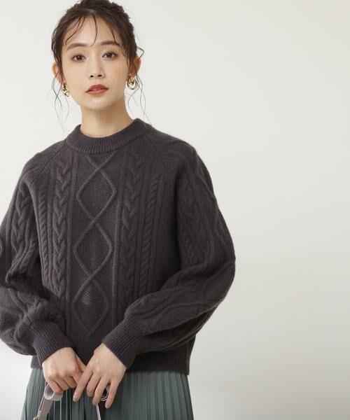 ＊＊N.Natural Beauty Basic / エヌ ナチュラルビューティーベーシック ニット・セーター | ハミルトン　プルオーバーニット（スミクロ）