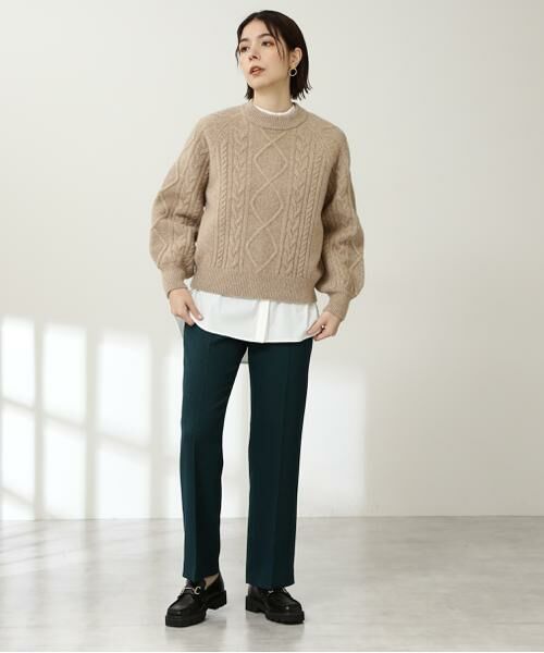 ＊＊N.Natural Beauty Basic / エヌ ナチュラルビューティーベーシック ニット・セーター | ハミルトン　プルオーバーニット | 詳細18