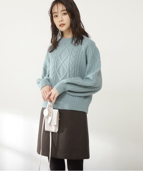 ＊＊N.Natural Beauty Basic / エヌ ナチュラルビューティーベーシック ニット・セーター | ハミルトン　プルオーバーニット | 詳細24