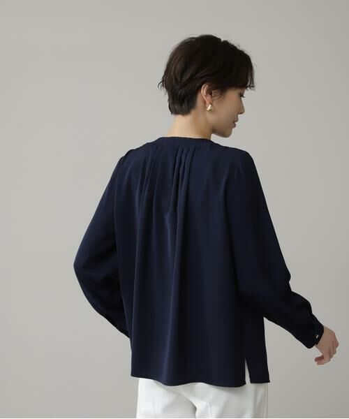 ＊＊N.Natural Beauty Basic / エヌ ナチュラルビューティーベーシック シャツ・ブラウス | タッキングネックブラウス | 詳細5