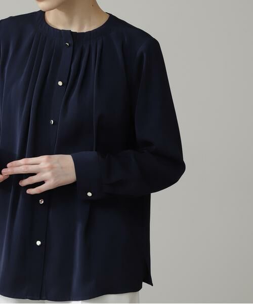 ＊＊N.Natural Beauty Basic / エヌ ナチュラルビューティーベーシック シャツ・ブラウス | タッキングネックブラウス | 詳細6