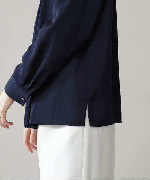 ＊＊N.Natural Beauty Basic / エヌ ナチュラルビューティーベーシック シャツ・ブラウス | タッキングネックブラウス | 詳細7