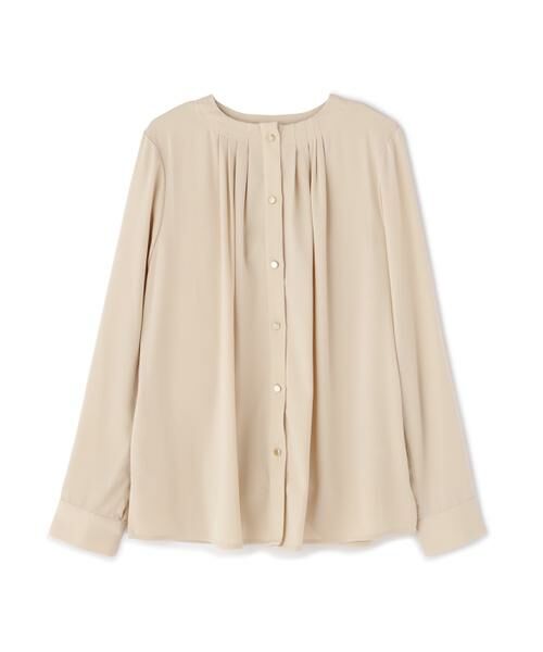 ＊＊N.Natural Beauty Basic / エヌ ナチュラルビューティーベーシック シャツ・ブラウス | タッキングネックブラウス | 詳細8