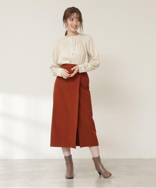 ＊＊N.Natural Beauty Basic / エヌ ナチュラルビューティーベーシック シャツ・ブラウス | タッキングネックブラウス | 詳細9