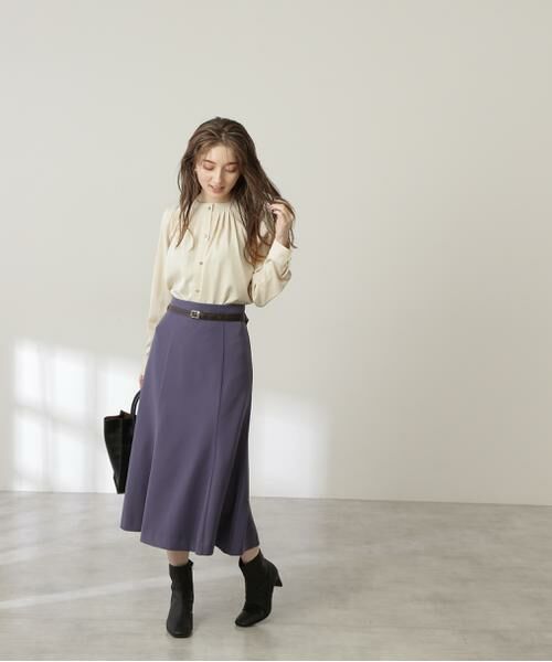 ＊＊N.Natural Beauty Basic / エヌ ナチュラルビューティーベーシック シャツ・ブラウス | タッキングネックブラウス | 詳細12