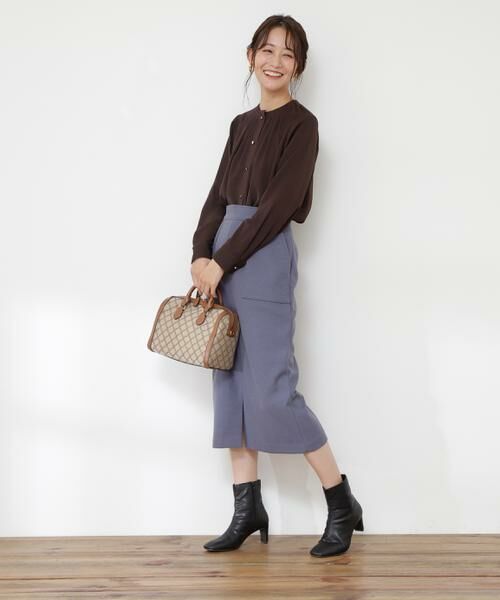 ＊＊N.Natural Beauty Basic / エヌ ナチュラルビューティーベーシック シャツ・ブラウス | タッキングネックブラウス | 詳細16