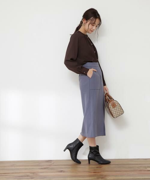 ＊＊N.Natural Beauty Basic / エヌ ナチュラルビューティーベーシック シャツ・ブラウス | タッキングネックブラウス | 詳細17