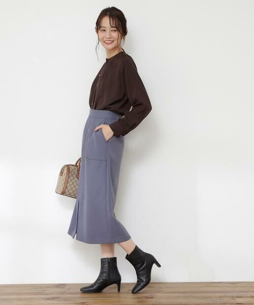 **N.Natural Beauty Basic / エヌ ナチュラルビューティーベーシック スカート | フロントスリットタイトスカート《S Size Line》 | 詳細3