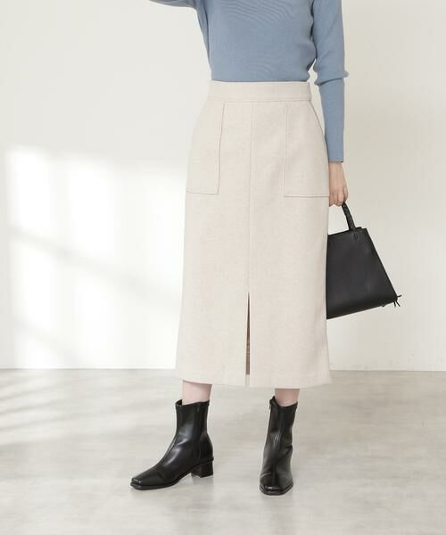 **N.Natural Beauty Basic / エヌ ナチュラルビューティーベーシック スカート | フロントスリットタイトスカート《S Size Line》 | 詳細13