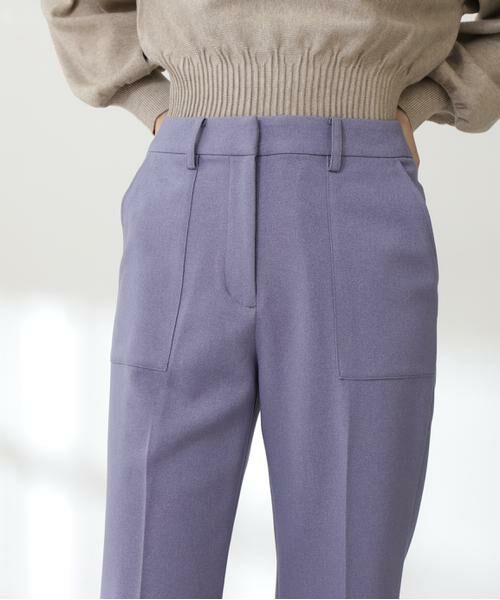 **N.Natural Beauty Basic / エヌ ナチュラルビューティーベーシック パンツ | センタープレスポケットフレアパンツ《S Size Line》 | 詳細6