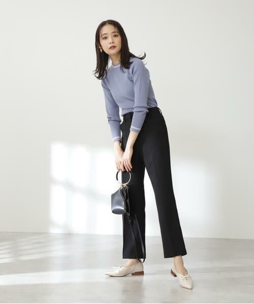 **N.Natural Beauty Basic / エヌ ナチュラルビューティーベーシック パンツ | センタープレスポケットフレアパンツ《S Size Line》 | 詳細17