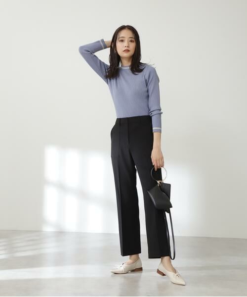**N.Natural Beauty Basic / エヌ ナチュラルビューティーベーシック パンツ | センタープレスポケットフレアパンツ《S Size Line》 | 詳細18