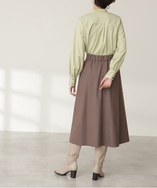 **N.Natural Beauty Basic / エヌ ナチュラルビューティーベーシック スカート | ウォームタッチトラペーズスカート《S Size Line》 | 詳細11