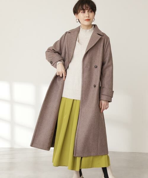 **N.Natural Beauty Basic / エヌ ナチュラルビューティーベーシック アウター | テックウールチェスターコート(モカ1)
