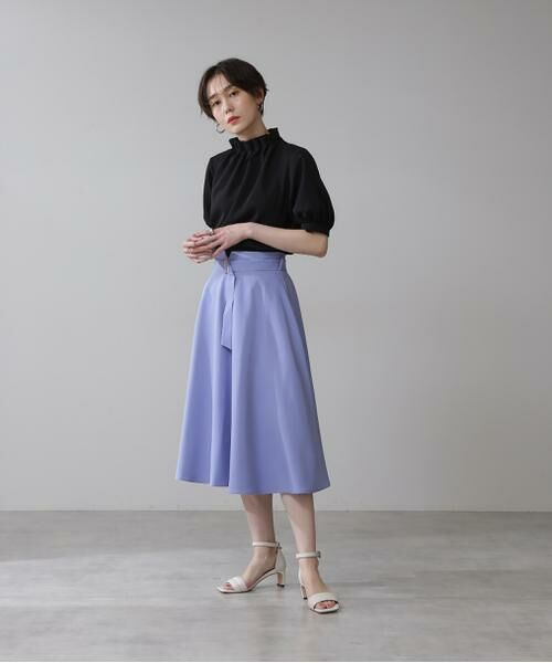 ＊＊N.Natural Beauty Basic / エヌ ナチュラルビューティーベーシック スカート | ゴールドバックルフレアスカート | 詳細7