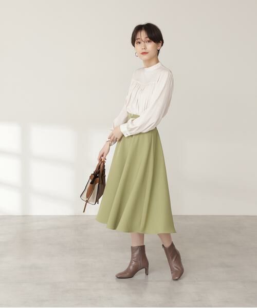 ＊＊N.Natural Beauty Basic / エヌ ナチュラルビューティーベーシック スカート | ゴールドバックルフレアスカート | 詳細16