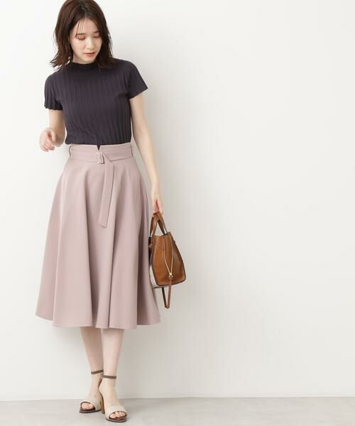 ＊＊N.Natural Beauty Basic / エヌ ナチュラルビューティーベーシック スカート | ゴールドバックルフレアスカート | 詳細30