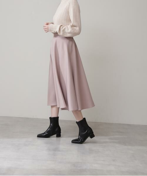 ＊＊N.Natural Beauty Basic / エヌ ナチュラルビューティーベーシック スカート | ゴールドバックルフレアスカート | 詳細24