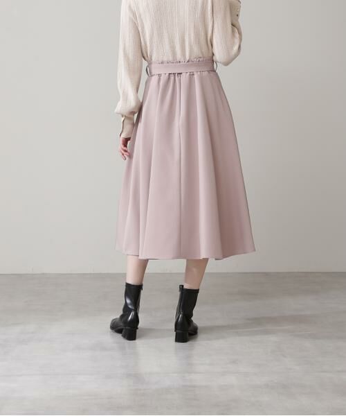 ＊＊N.Natural Beauty Basic / エヌ ナチュラルビューティーベーシック スカート | ゴールドバックルフレアスカート | 詳細25