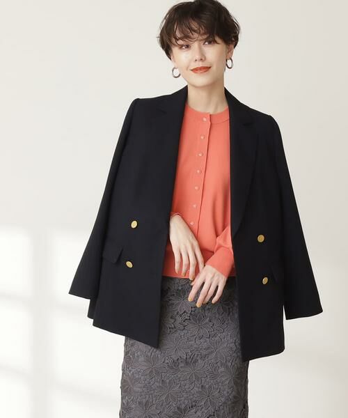 テーラードダブルジャケット／エヌ ナチュラルビューティー