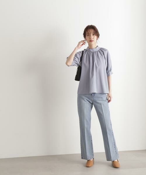 **N.Natural Beauty Basic / エヌ ナチュラルビューティーベーシック パンツ | ナチュラルフレアデニムパンツ | 詳細10