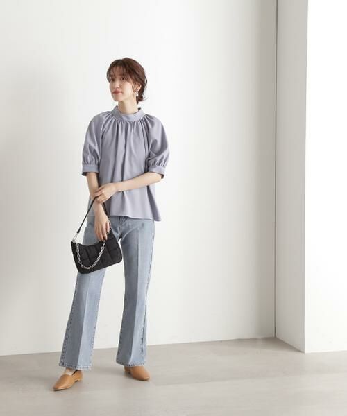 **N.Natural Beauty Basic / エヌ ナチュラルビューティーベーシック パンツ | ナチュラルフレアデニムパンツ | 詳細11