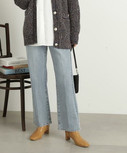 **N.Natural Beauty Basic / エヌ ナチュラルビューティーベーシック パンツ | ナチュラルフレアデニムパンツ | 詳細2