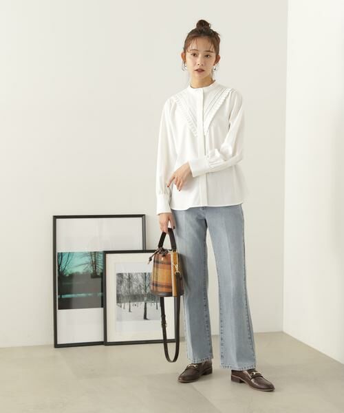 **N.Natural Beauty Basic / エヌ ナチュラルビューティーベーシック パンツ | ナチュラルフレアデニムパンツ | 詳細21