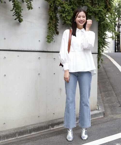 **N.Natural Beauty Basic / エヌ ナチュラルビューティーベーシック パンツ | ナチュラルフレアデニムパンツ | 詳細22