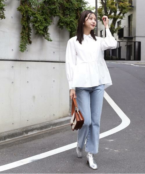 **N.Natural Beauty Basic / エヌ ナチュラルビューティーベーシック パンツ | ナチュラルフレアデニムパンツ | 詳細23