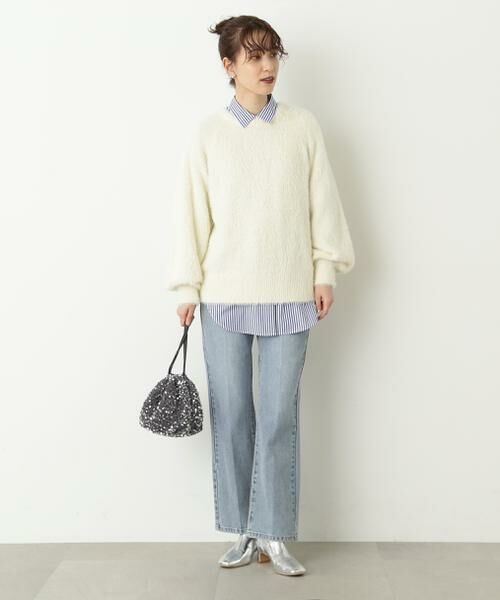 **N.Natural Beauty Basic / エヌ ナチュラルビューティーベーシック パンツ | ナチュラルフレアデニムパンツ | 詳細25