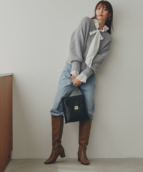 **N.Natural Beauty Basic / エヌ ナチュラルビューティーベーシック パンツ | ナチュラルフレアデニムパンツ | 詳細5