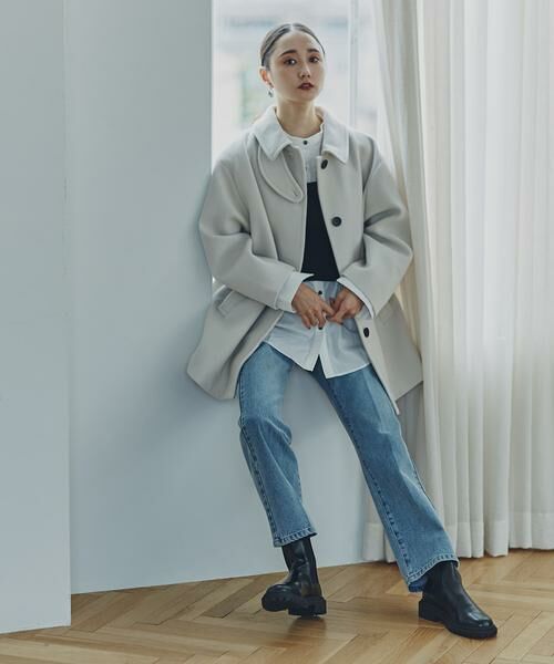 **N.Natural Beauty Basic / エヌ ナチュラルビューティーベーシック パンツ | ナチュラルフレアデニムパンツ | 詳細6