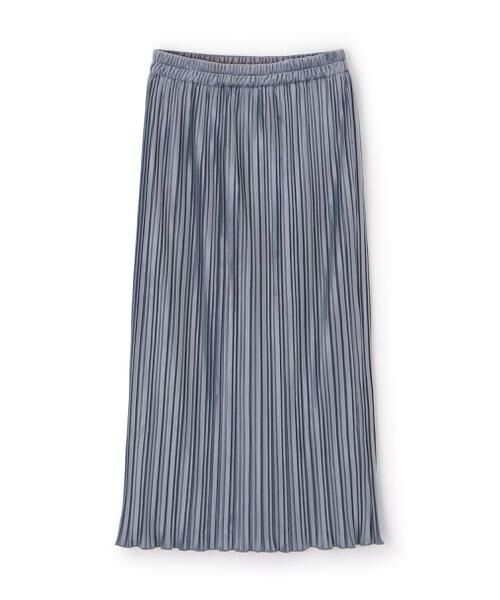 **N.Natural Beauty Basic / エヌ ナチュラルビューティーベーシック スカート | ベロアプリーツストレートスカート | 詳細1