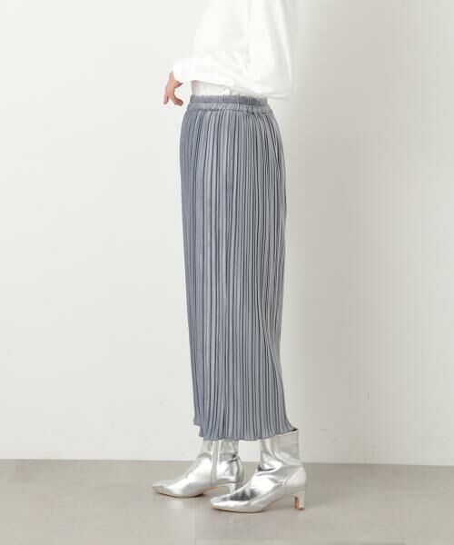 **N.Natural Beauty Basic / エヌ ナチュラルビューティーベーシック スカート | ベロアプリーツストレートスカート | 詳細8