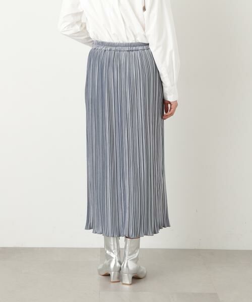 **N.Natural Beauty Basic / エヌ ナチュラルビューティーベーシック スカート | ベロアプリーツストレートスカート | 詳細9