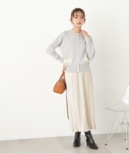 **N.Natural Beauty Basic / エヌ ナチュラルビューティーベーシック スカート | ベロアプリーツストレートスカート | 詳細16