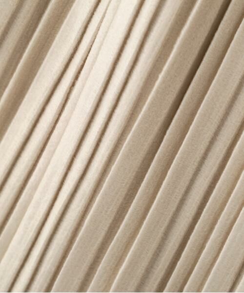 **N.Natural Beauty Basic / エヌ ナチュラルビューティーベーシック スカート | ベロアプリーツストレートスカート | 詳細21