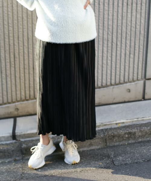 **N.Natural Beauty Basic / エヌ ナチュラルビューティーベーシック スカート | ベロアプリーツストレートスカート | 詳細24
