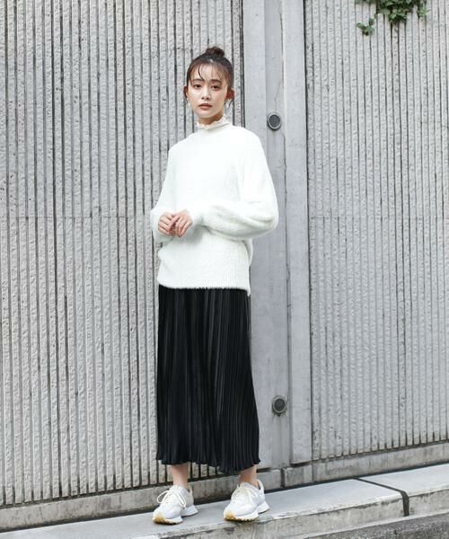 **N.Natural Beauty Basic / エヌ ナチュラルビューティーベーシック スカート | ベロアプリーツストレートスカート | 詳細26