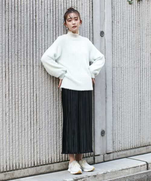 **N.Natural Beauty Basic / エヌ ナチュラルビューティーベーシック スカート | ベロアプリーツストレートスカート | 詳細27