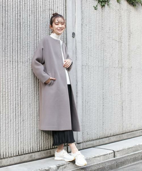 **N.Natural Beauty Basic / エヌ ナチュラルビューティーベーシック スカート | ベロアプリーツストレートスカート | 詳細30