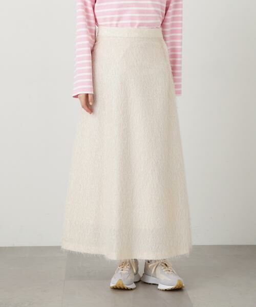 ＊＊N.Natural Beauty Basic / エヌ ナチュラルビューティーベーシック スカート | ラメフリンジスカート | 詳細10