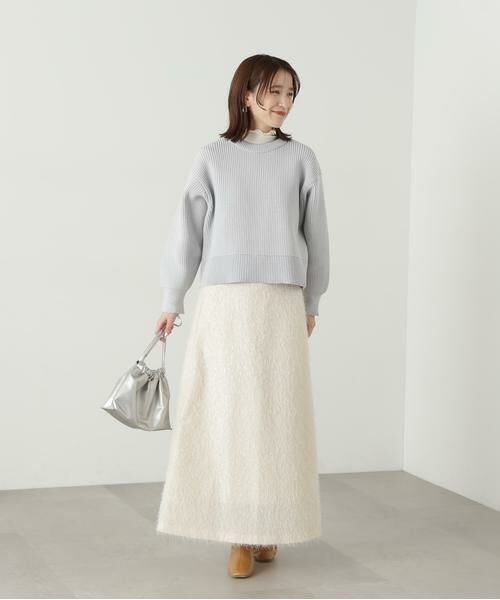 ＊＊N.Natural Beauty Basic / エヌ ナチュラルビューティーベーシック スカート | ラメフリンジスカート | 詳細19